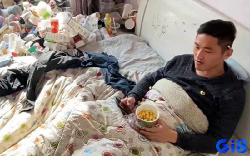 Mơ trên giường đầy rác cho thấy sự mất cân bằng cuộc sống và đang bị rối loạn