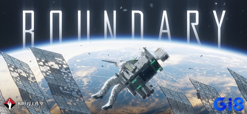Cảnh không gian vũ trụ trong Boundary: Zero Gravity, với hiệu ứng không trọng lực và phản chiếu chân thực.