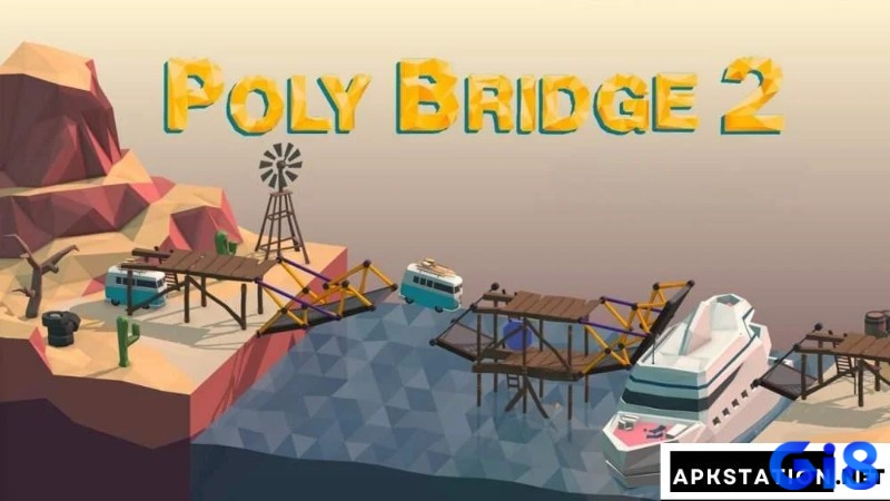 Poly Bridge 2 kiến tạo những cây cầu không tưởng, vượt qua mọi giới hạn vật lý