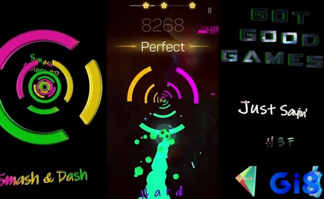 Âm nhạc Smash Colors 3D dẫn dắt gameplay nhịp nhàng