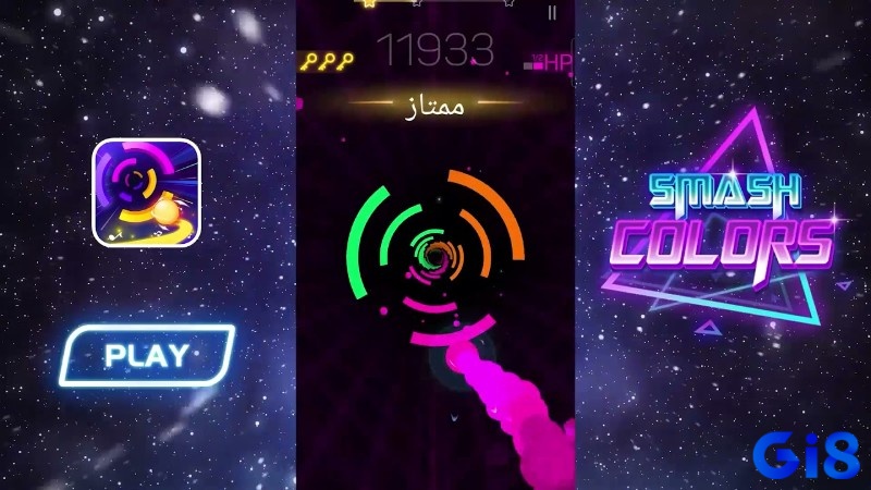 Smash Colors 3D có lối chơi đơn giản, cuốn hút