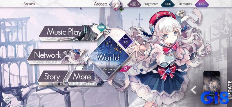 Arcaea – Âm nhạc gặp gỡ nghệ thuật thị giác