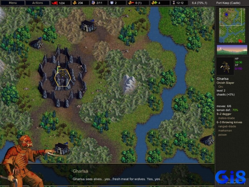 Game chiến thuật cho PC cấu hình thấp: Chiến đấu theo lượt trên địa hình fantasy với gameplay mã nguồn mở hoàn toàn miễn phí