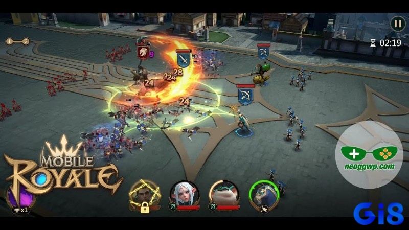 Mobile Royale – chiến tranh PvP toàn cầu với đồ họa 3D đẹp mắt