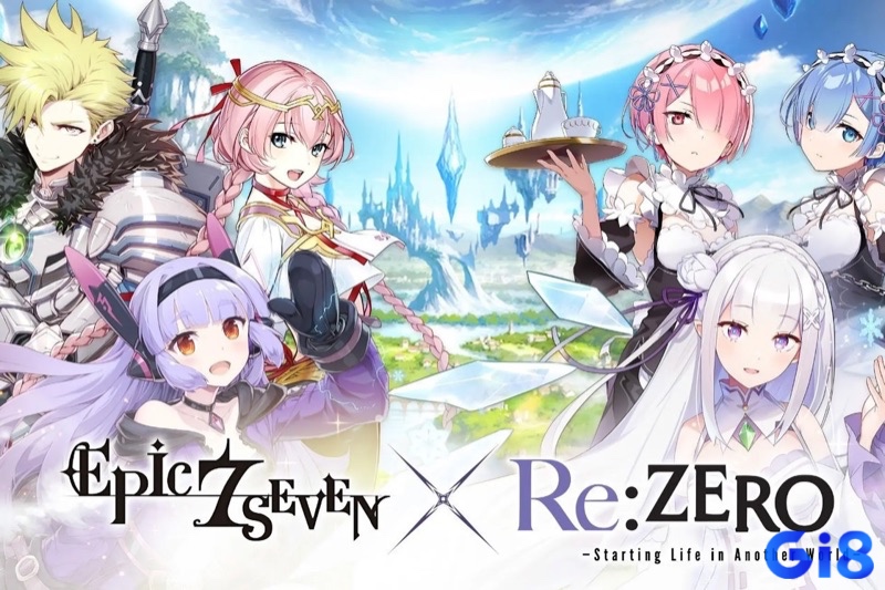 Người chơi trải nghiệm Epic Seven với đồ họa anime 2D sắc nét và lối chơi chiến thuật đa dạng