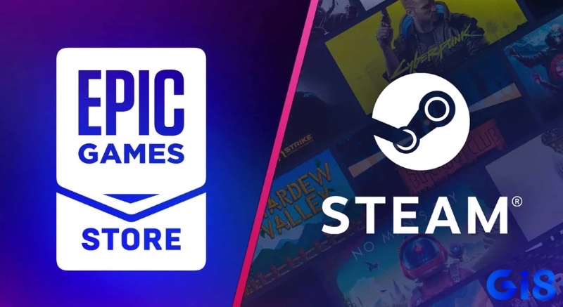 Steam và Epic Games Store – nền tảng phổ biến để mua game Tam Quốc PC bản quyền.