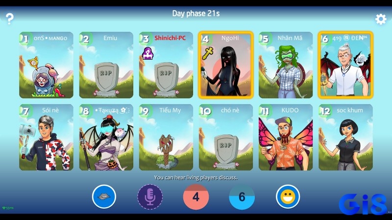 Các game ma sói online tạo nên sự cuốn hút nhờ cơ chế phân vai ngẫu nhiên và chu kỳ ngày – đêm