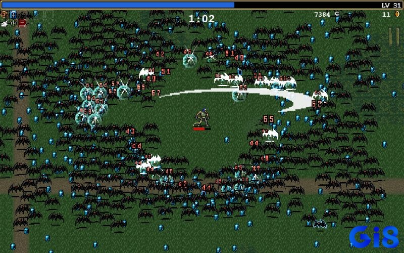 Vampire Survivors trở thành hiện tượng toàn cầu nhờ vị thế game Android nhẹ mà hay với gameplay roguelike cuốn hút.