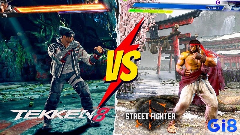 Street Fighter và Tekken là biểu tượng bất tử trong làng top game đối kháng, nơi kỹ năng được tôn vinh qua từng pha ra đòn.