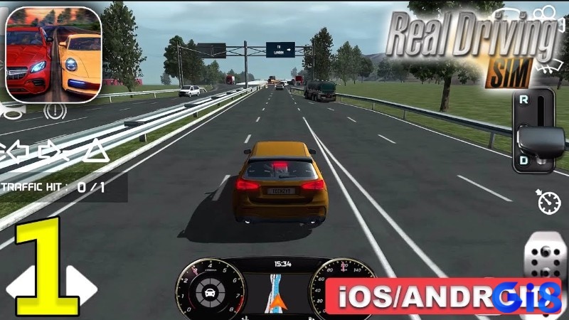 Real Driving Sim cân bằng tốt giữa trải nghiệm lái tự do và kỉ luật giao thông rõ ràng