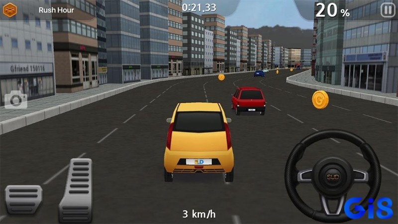 Game mô phỏng lái xe ô tô ios giống như một phòng tập an toàn để bạn làm quen với quy tắc và tình huống trước khi cầm lái ngoài đời
