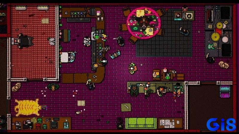 Hotline Miami tạo dấu ấn riêng nhờ âm nhạc điện tử bắt tai và phong cách bạo lực mang tính nghệ thuật