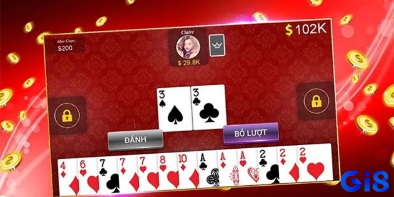 Luyện chiến thuật, ghi nhớ bài và nâng cao phản xạ với game bài tiến lên offline.