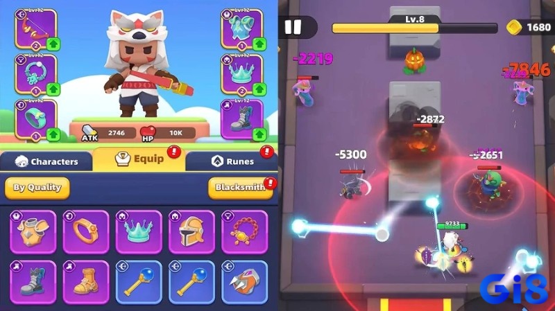 Archero thu hút nhờ gameplay roguelike nhanh và dễ gây nghiện