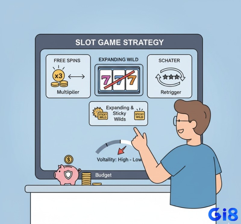 Người chơi slot tối ưu cơ hội với vòng quay miễn phí, nhân hệ số và biểu tượng Wild
