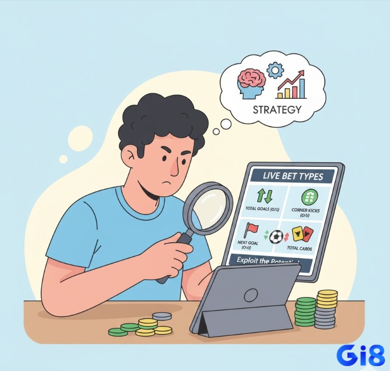 Người chơi tìm hiểu các loại kèo rung phổ biến như tài xỉu, phạt góc, thẻ phạt, bàn thắng để khai thác tiềm năng cược