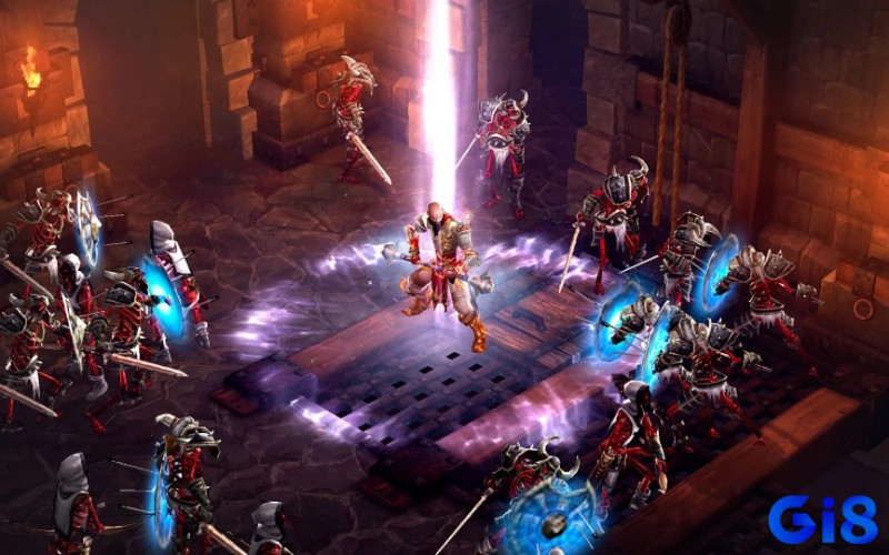 Game Diablo III có đồ họa mang phong cách tối tăm tạo nên bầu không khí u ám