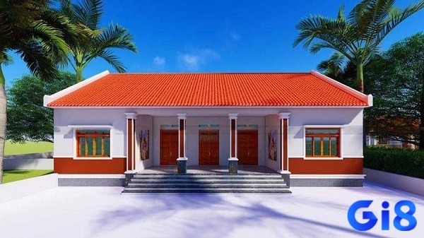 Giấc mơ thấy ngôi nhà màu đỏ là điềm báo về sự ổn định và tài lộc đến với bạn