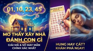 Mơ thấy xây nhà đánh con gì? Giải mã số may mắn nhất