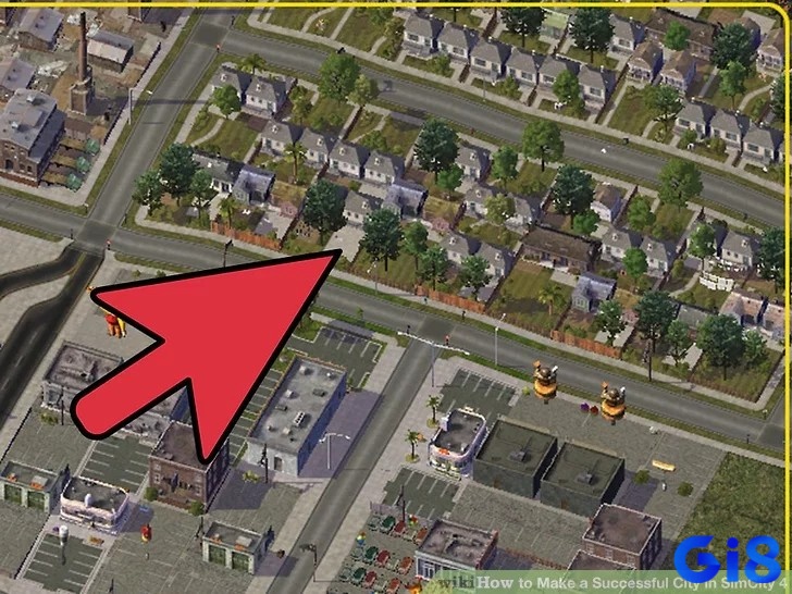 Khu dân cư quy mô vừa trong SimCity giúp người chơi giữ nhịp tăng trưởng ổn định