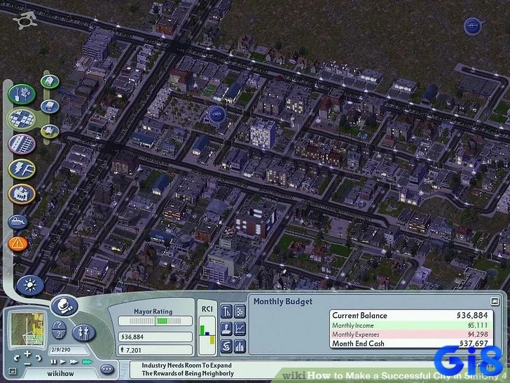 Thành phố SimCity mở rộng sang khu vực lân cận với hệ thống hạ tầng đồng bộ