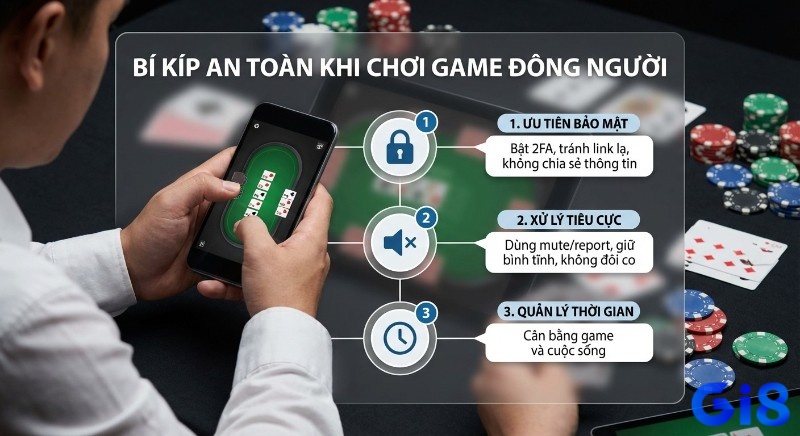 Bí kíp 3 bước an toàn khi chơi game đông người: ưu tiên bảo mật, xử lý tiêu cực và quản lý thời gian để có trải nghiệm tốt