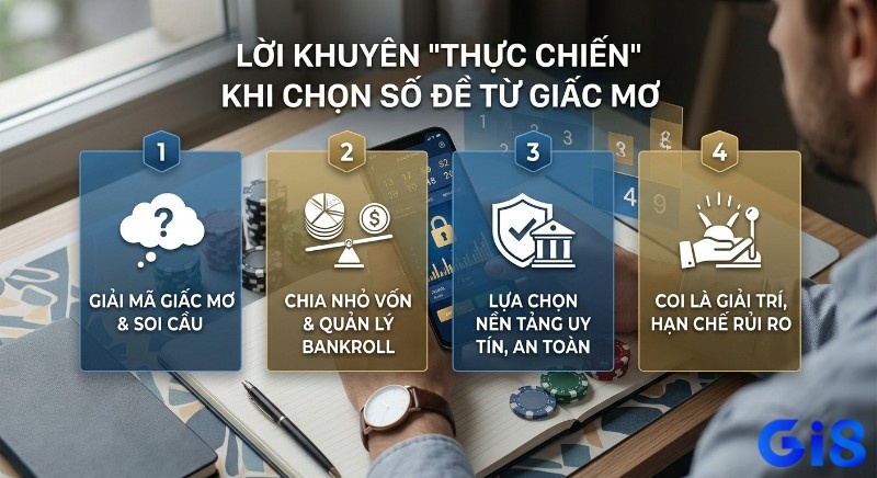 Tổng quan 4 lời khuyên "thực chiến" để ứng dụng số đề từ giấc mơ, từ giải mã, quản lý vốn đến chọn nền tảng uy tín và coi là giải trí