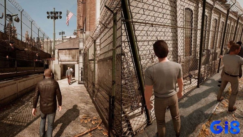 Hai nhân vật trong A Way Out cùng lên kế hoạch vượt ngục trong bối cảnh hành động căng thẳng