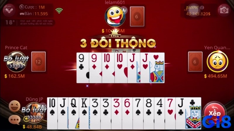 Tổ hợp 3 đôi thông ( Đôi 9 - Đôi 10 - Đôi J)