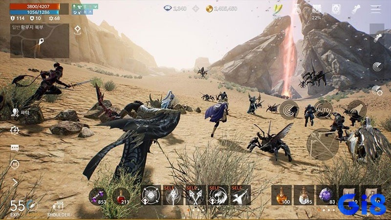 Lineage 2M trong top game android nặng dung lượng khoảng 7GB