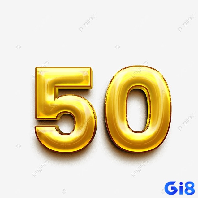 Giấc mơ nhìn thấy con số 50 màu vàng là điềm báo về tiền tài và sự thịnh vượng cho bạn