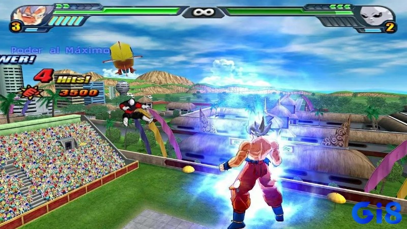 Đồ họa 3D trong game 7 viên ngọc rồng 3d pc giúp những trận chiến Dragon Ball trở nên trực quan và giàu cảm giác hơn