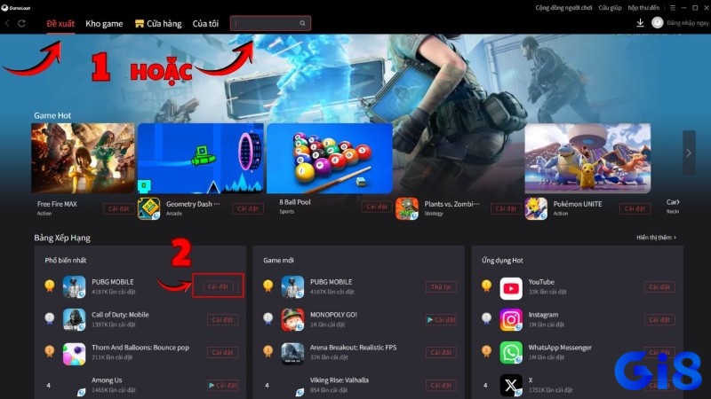 Tìm kiếm và áp dụng cách tải pubg mobile trên pc